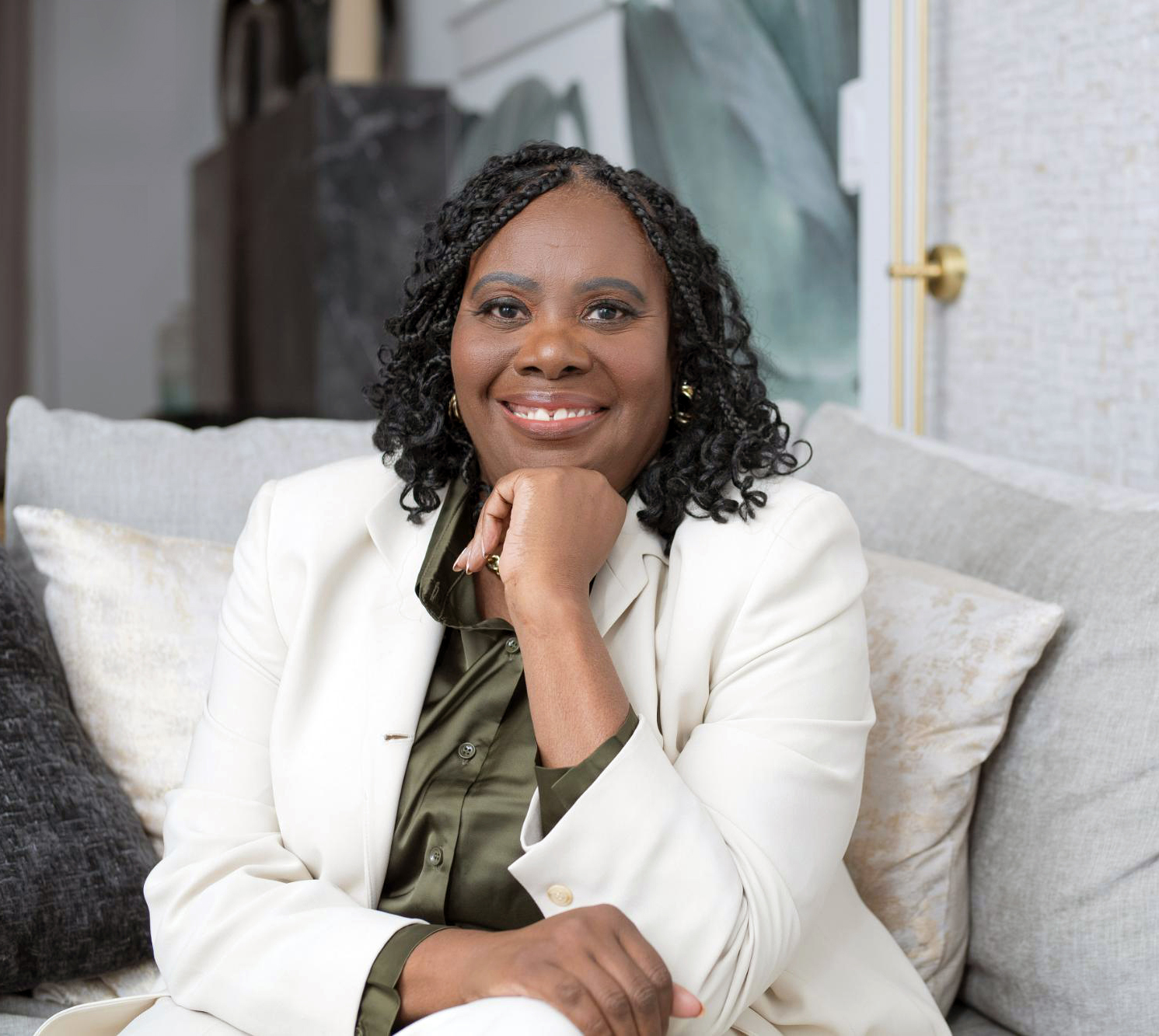 Dr. Sandra D. Smith speaking on stage